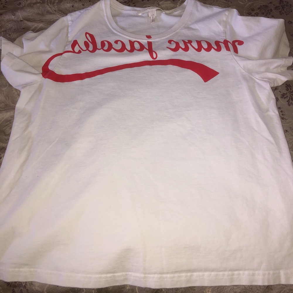 Marc Jacobs Red Logo Tee